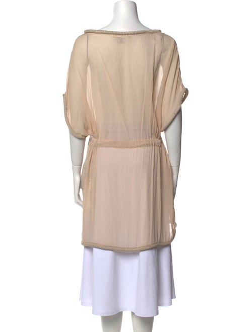 Diane von Furstenberg Silk Scoop Neck Tunic