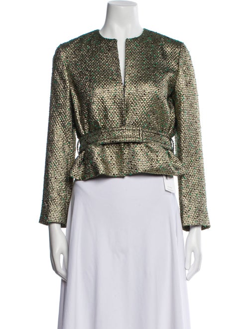 Diane von Furstenberg Tweed Pattern Evening Jacket