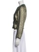 Diane von Furstenberg Tweed Pattern Evening Jacket