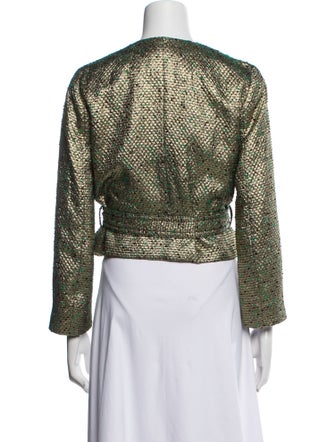 Diane von Furstenberg Tweed Pattern Evening Jacket