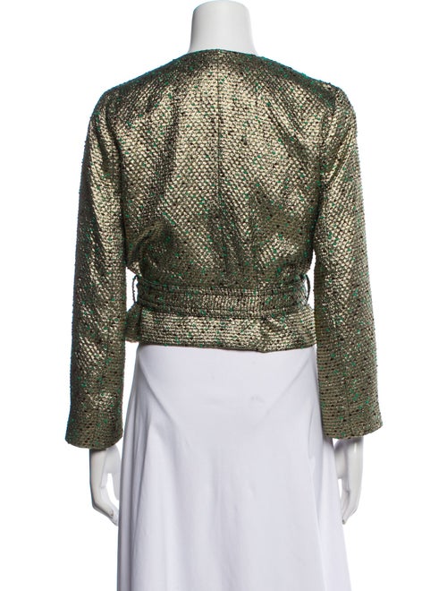 Diane von Furstenberg Tweed Pattern Evening Jacket