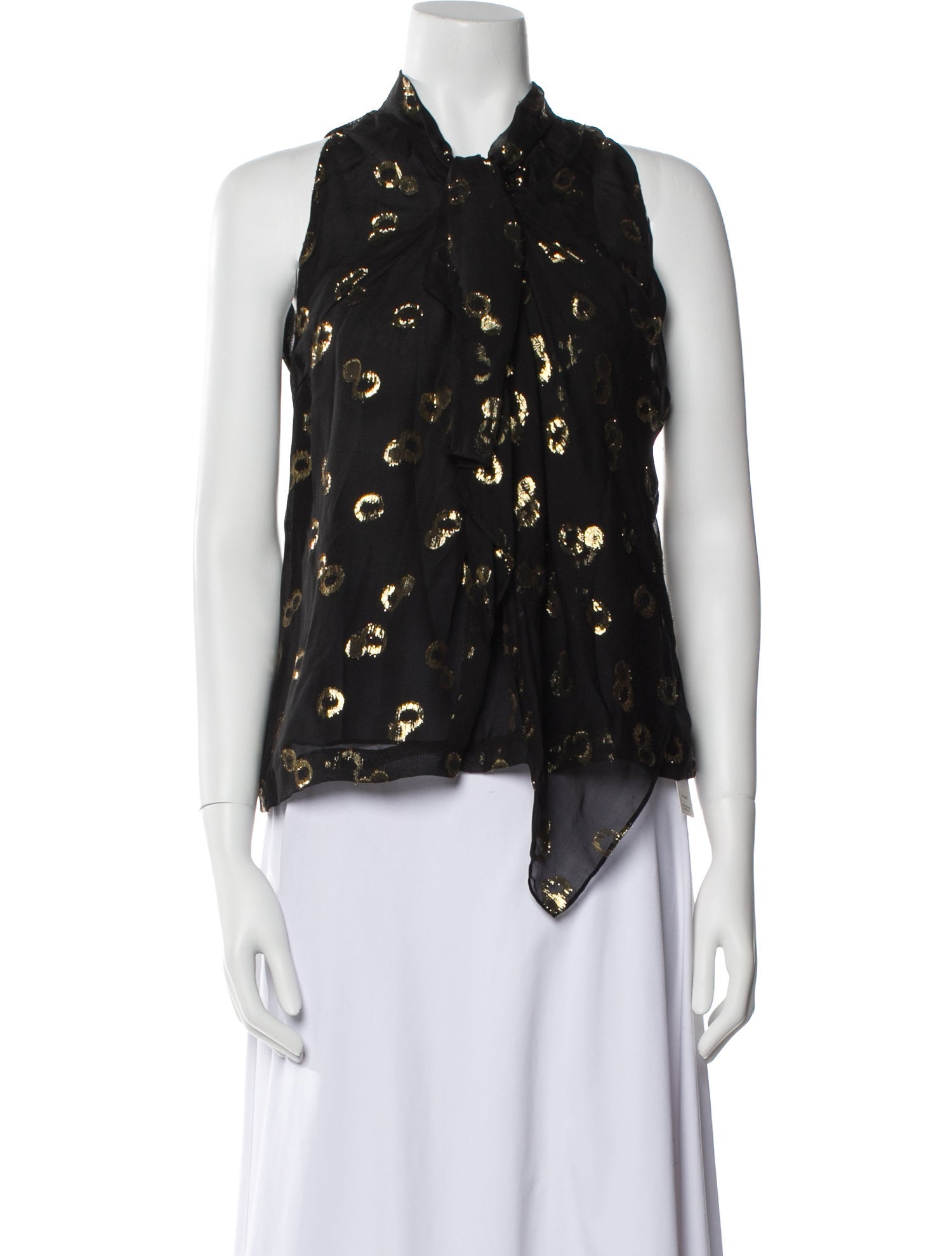 Diane von Furstenberg Silk Printed Blouse