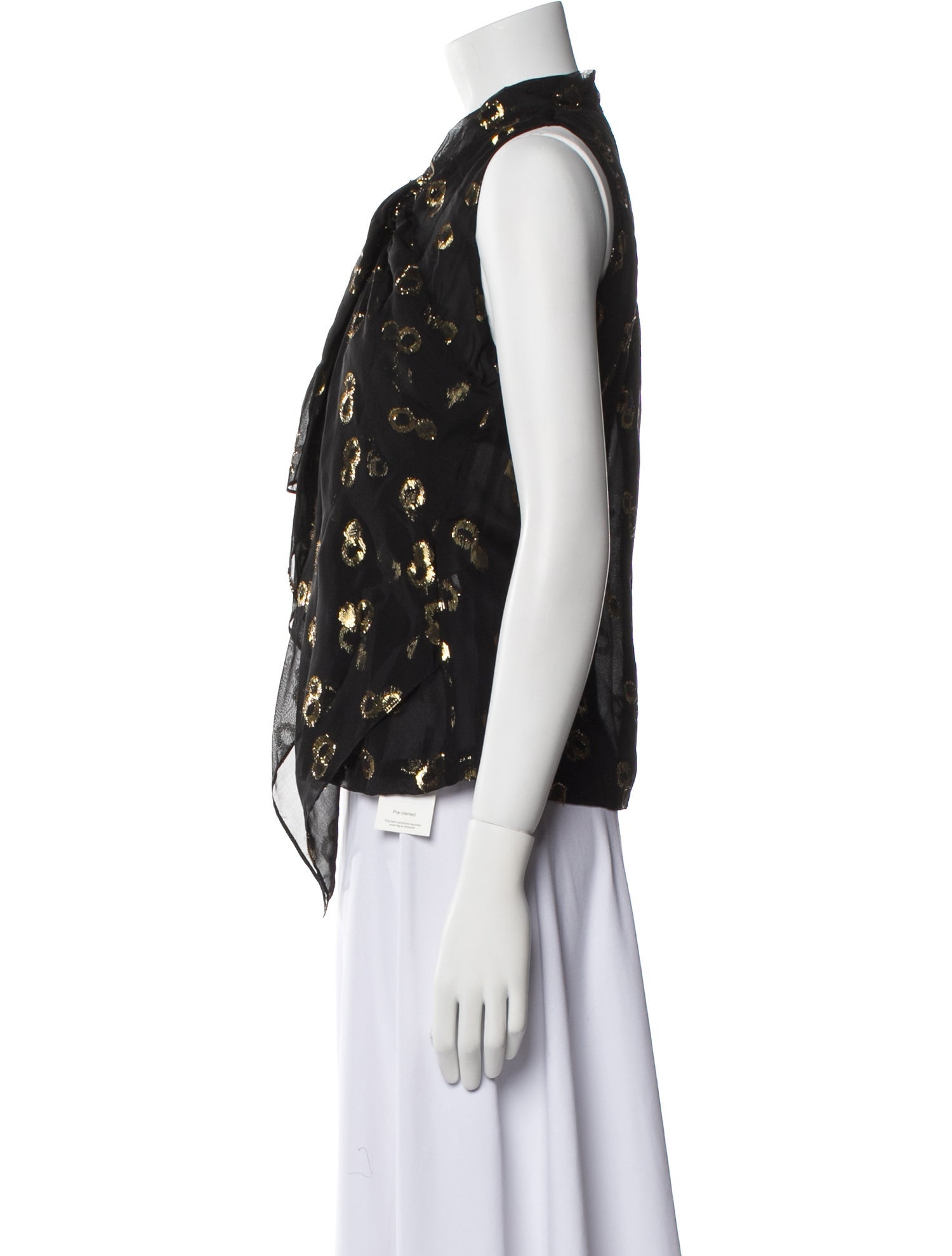 Diane von Furstenberg Silk Printed Blouse