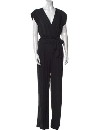 Diane von Furstenberg V-Neck Jumpsuit