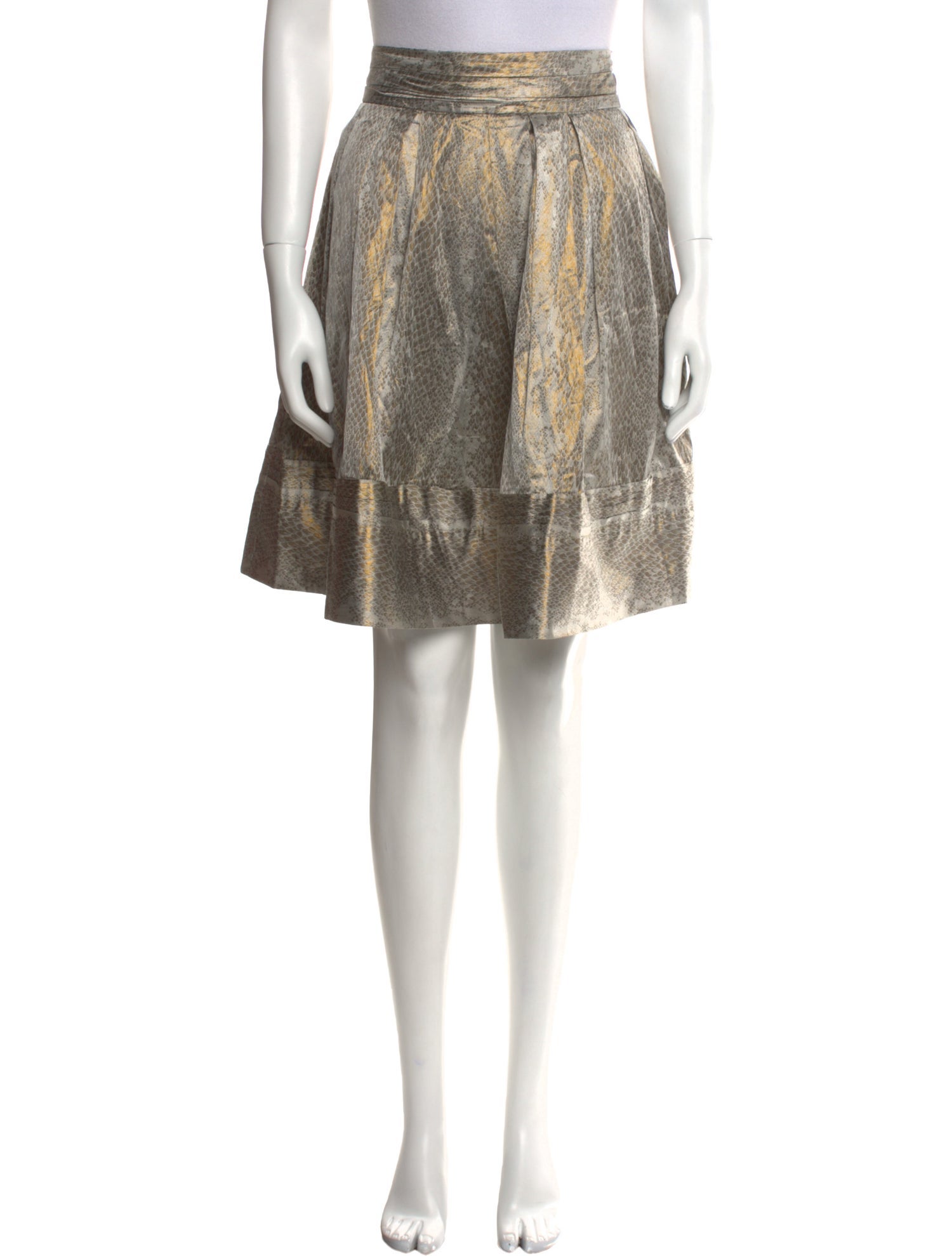 Diane von Furstenberg Animal Print Knee-Length Skirt