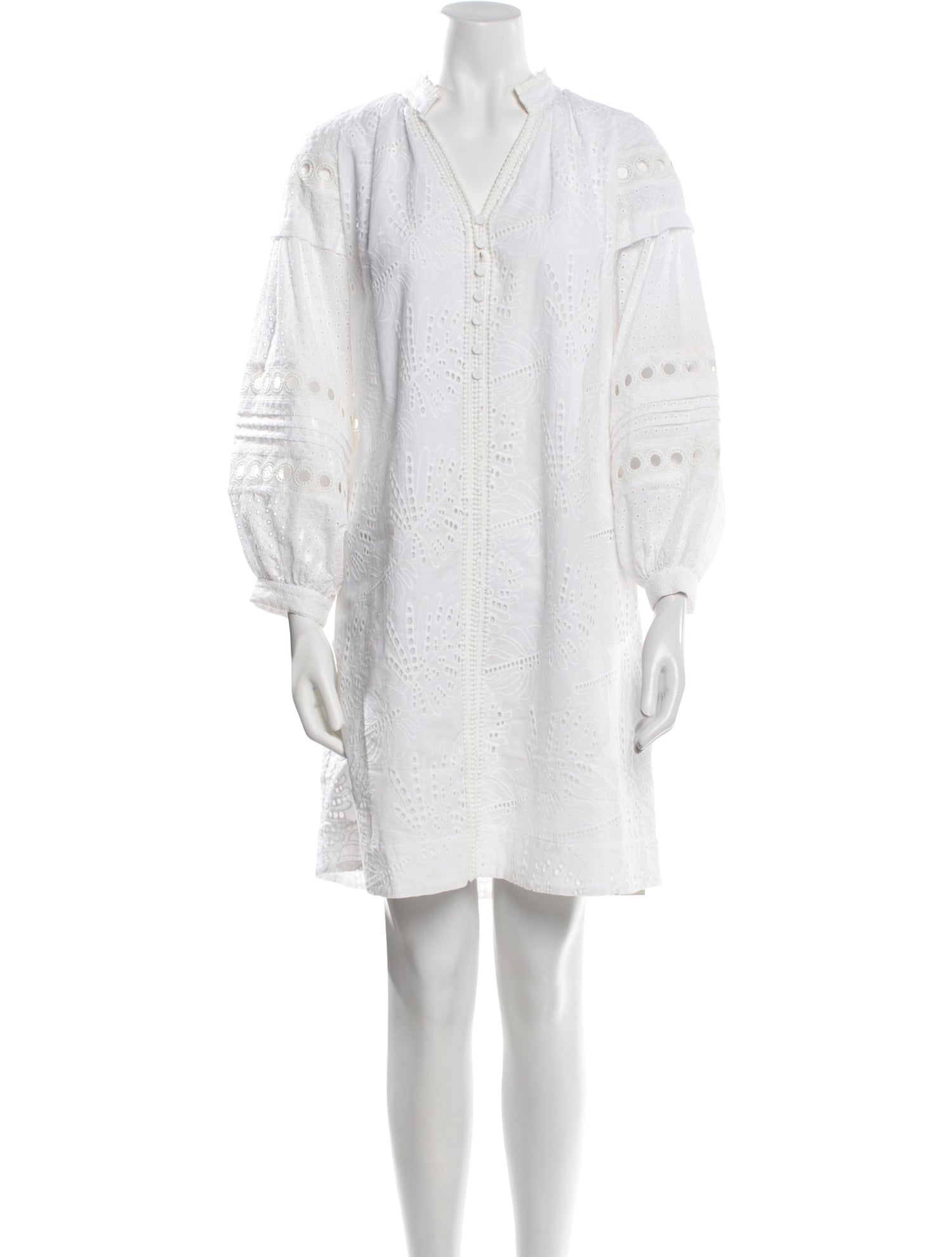 Diane von Furstenberg V-Neck Mini Dress