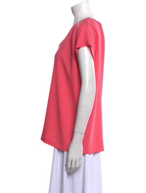 Diane von Furstenberg Scoop Neck Short Sleeve T-Shirt