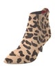 Diane von Furstenberg Ponyhair Animal Print Chelsea Boots