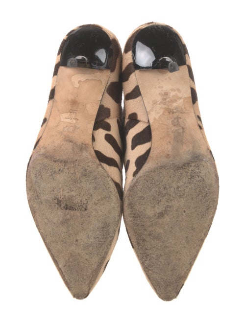 Diane von Furstenberg Ponyhair Animal Print Chelsea Boots