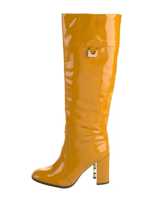 Diane von Furstenberg Patent Leather Boots