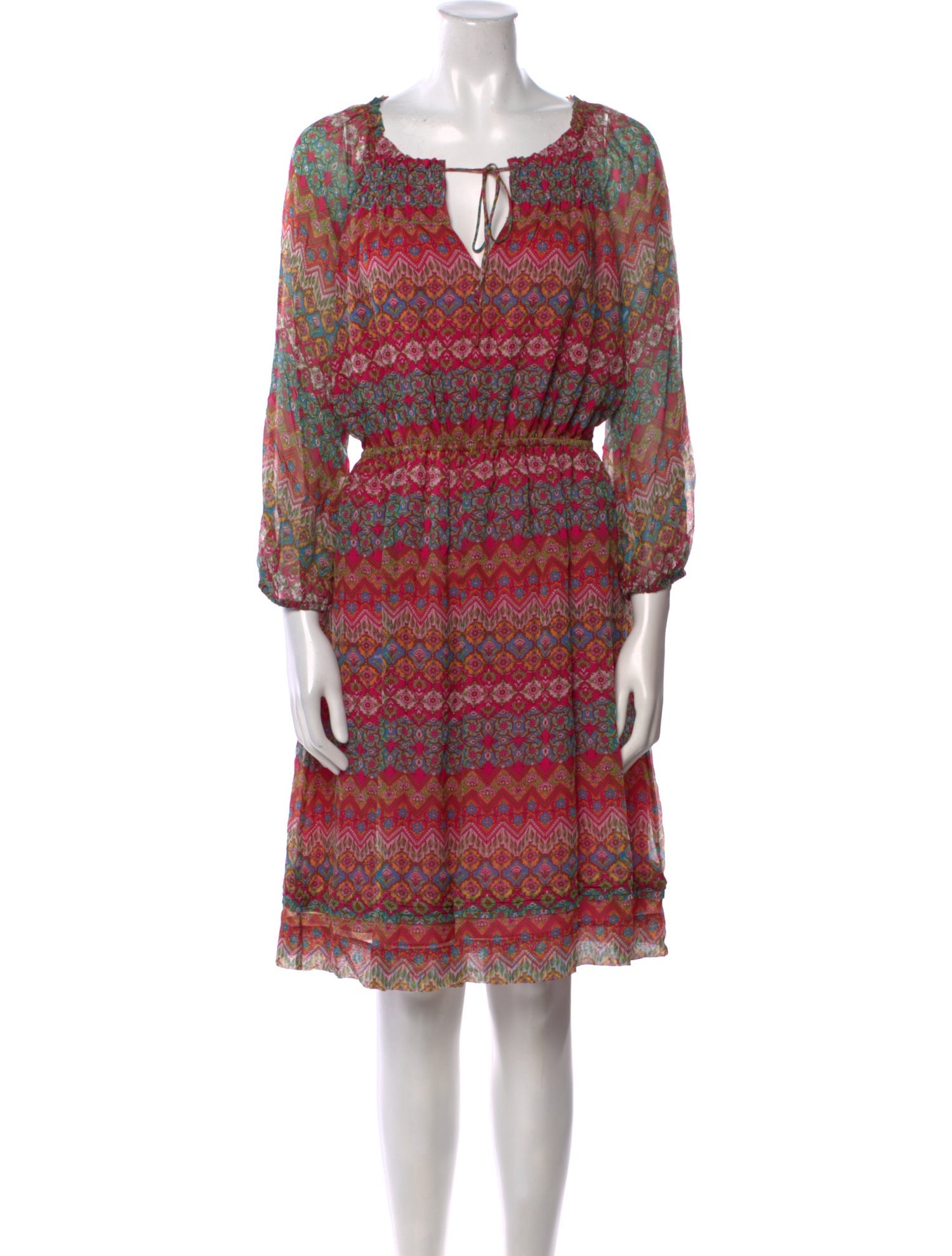 Diane von Furstenberg Silk Knee-Length Dress