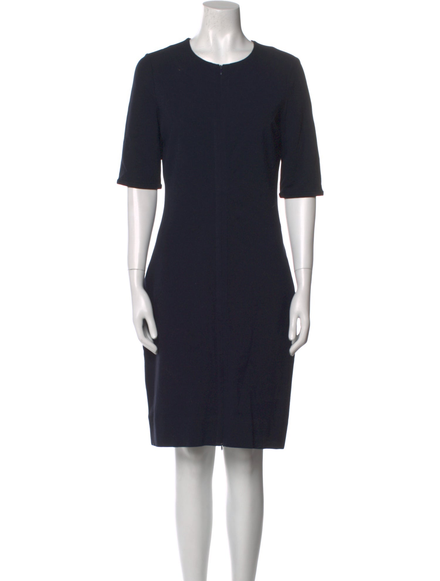 Diane von Furstenberg Crew Neck Knee-Length Dress