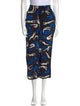 Diane von Furstenberg Silk Straight Leg Pants