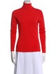 Diane von Furstenberg Turtleneck Three-Quarter Sleeve Top