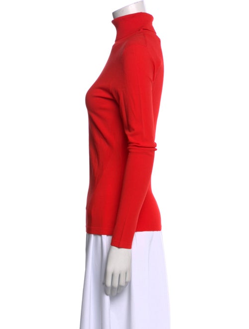 Diane von Furstenberg Turtleneck Three-Quarter Sleeve Top