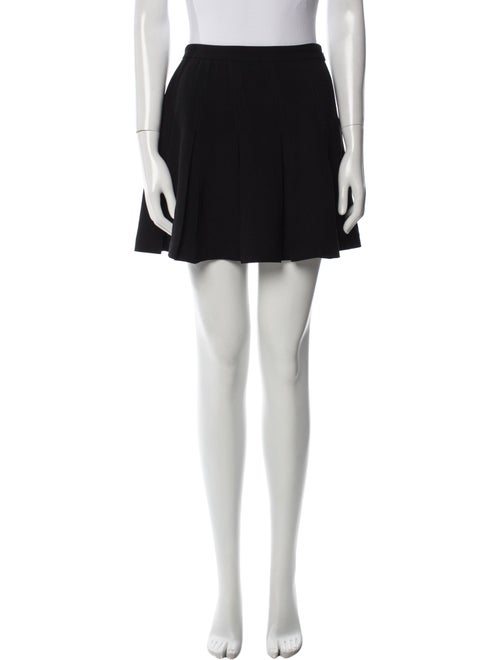 Diane von Furstenberg Pleated Accents Mini Skirt