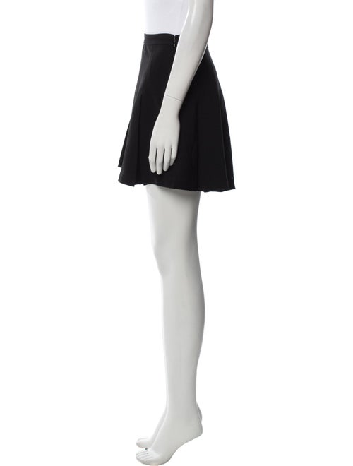 Diane von Furstenberg Pleated Accents Mini Skirt