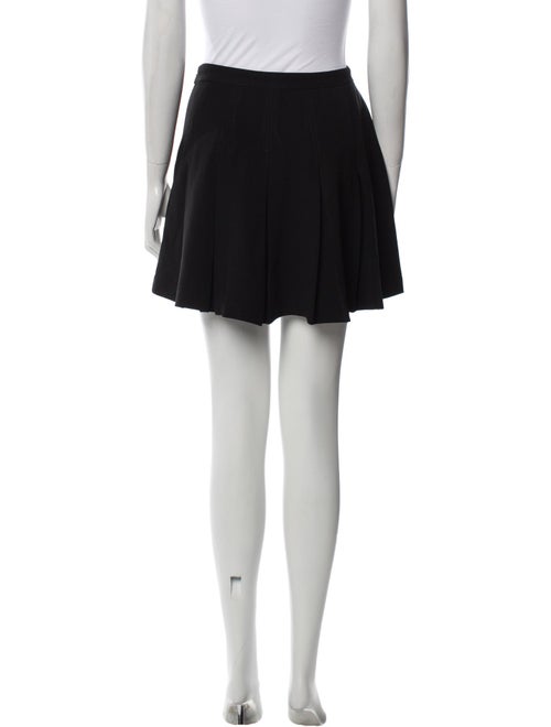 Diane von Furstenberg Pleated Accents Mini Skirt
