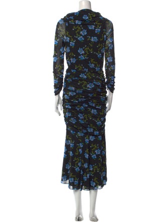 Diane von Furstenberg Nylon Long Dress
