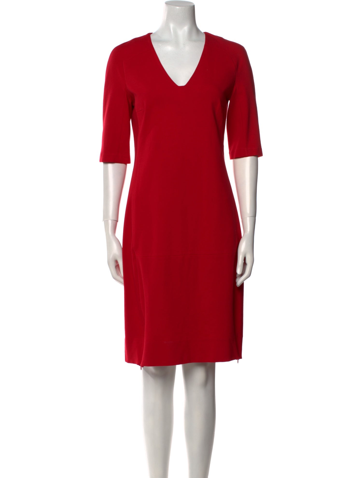Diane von Furstenberg V-Neck Knee-Length Dress