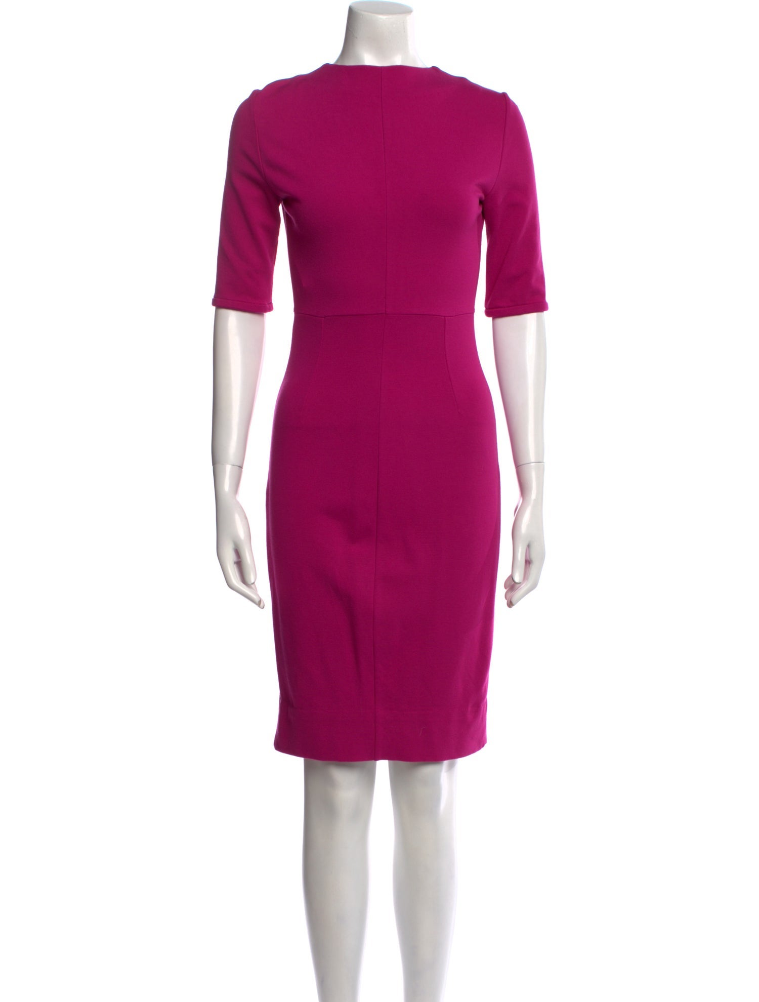 Diane von Furstenberg Bateau Neckline Knee-Length Dress