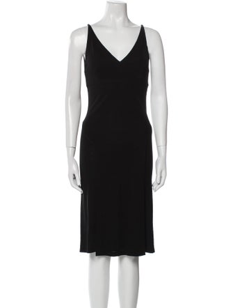 Diane von Furstenberg V-Neck Midi Length Dress