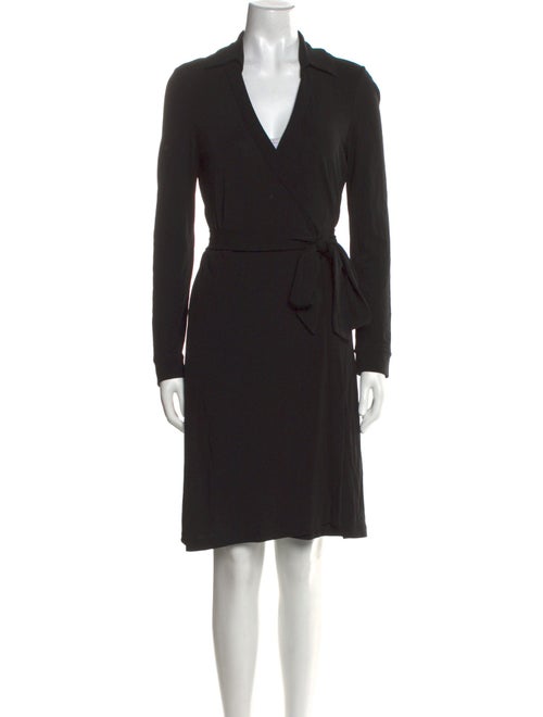 Diane von Furstenberg V-Neck Midi Length Dress