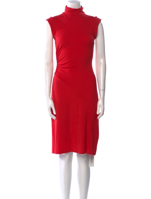 Diane von Furstenberg Turtleneck Knee-Length Dress