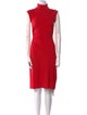 Diane von Furstenberg Turtleneck Knee-Length Dress
