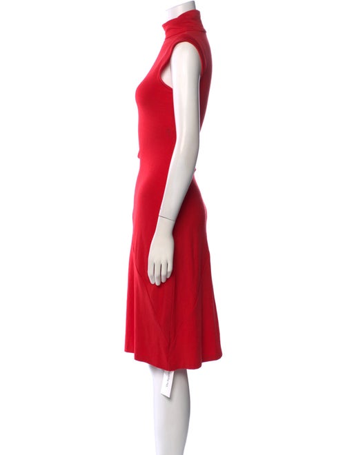Diane von Furstenberg Turtleneck Knee-Length Dress