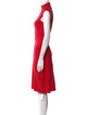 Diane von Furstenberg Turtleneck Knee-Length Dress
