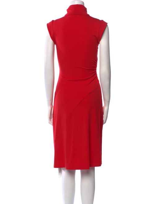 Diane von Furstenberg Turtleneck Knee-Length Dress
