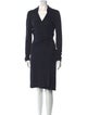 Diane von Furstenberg V-Neck Knee-Length Dress