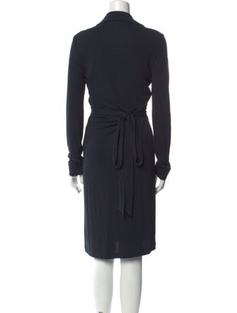 Diane von Furstenberg V-Neck Knee-Length Dress