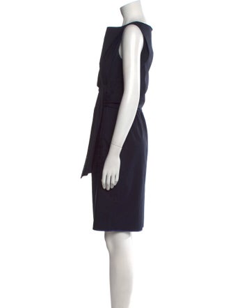 Diane von Furstenberg Bateau Neckline Mini Dress