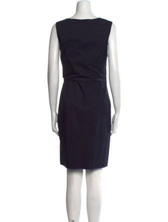 Diane von Furstenberg Bateau Neckline Mini Dress