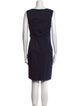 Diane von Furstenberg Bateau Neckline Mini Dress