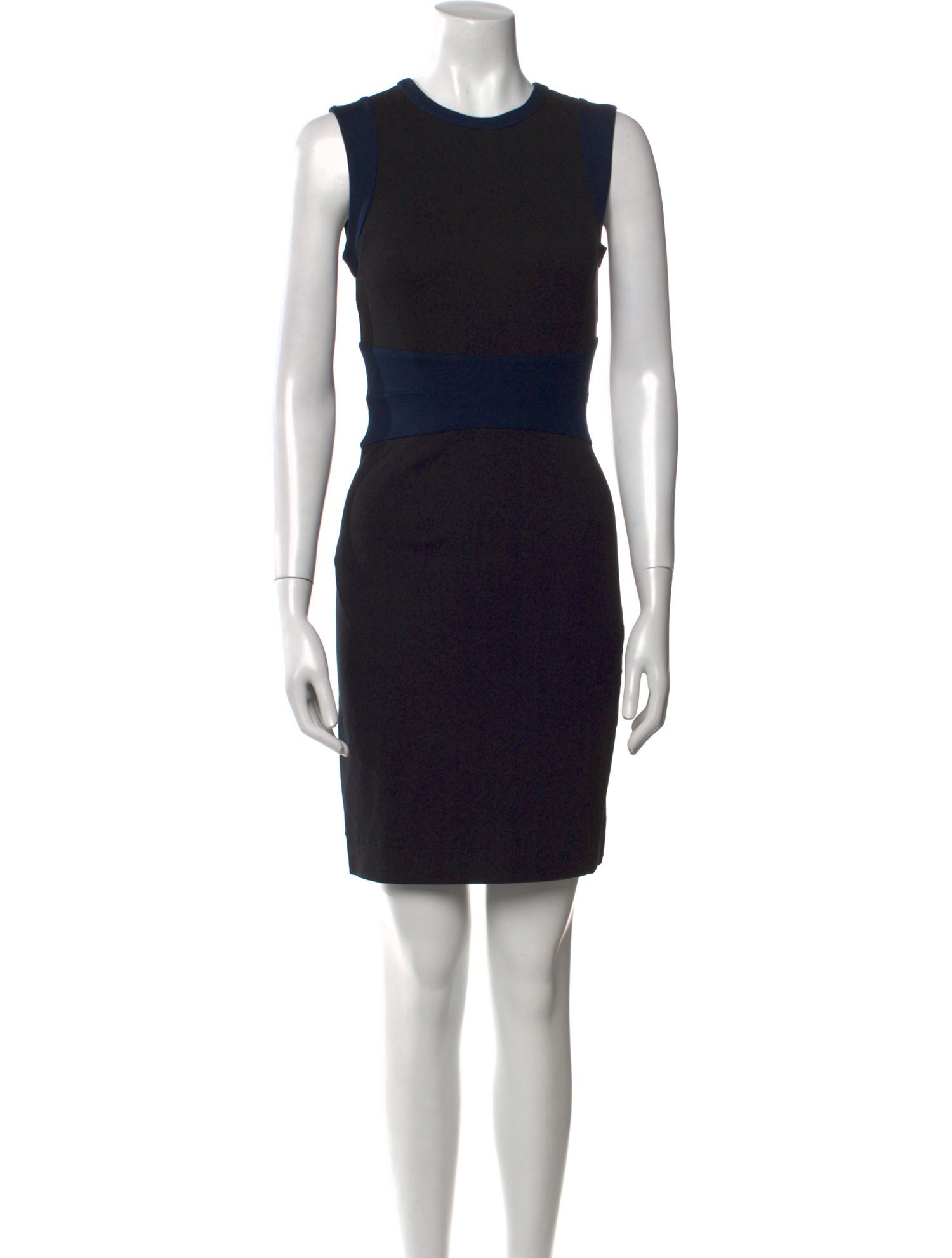 Diane von Furstenberg Colorblock Pattern Mini Dress