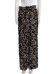 Diane von Furstenberg Polka Dot Print Wide Leg Pants