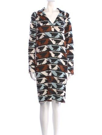 Diane von Furstenberg Silk Knee-Length Dress