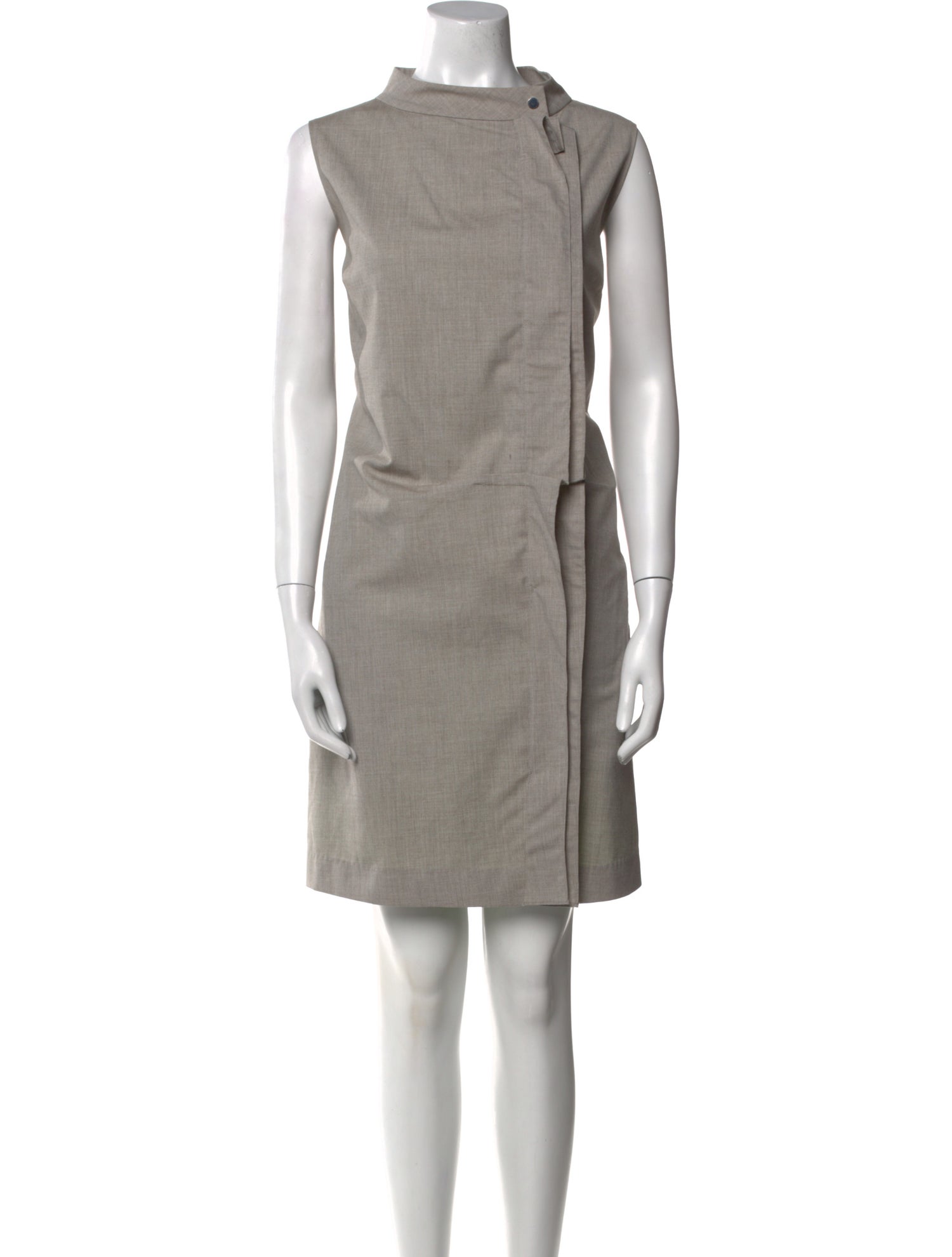 Diane von Furstenberg Mock Neck Mini Dress