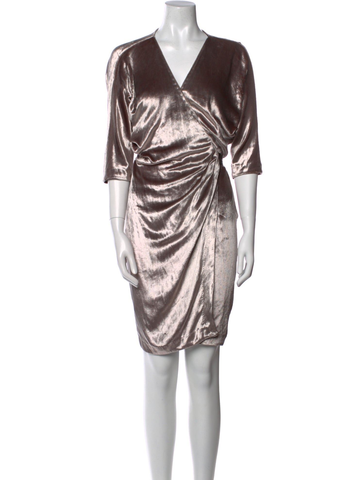 Diane von Furstenberg Cowl Neck Mini Dress