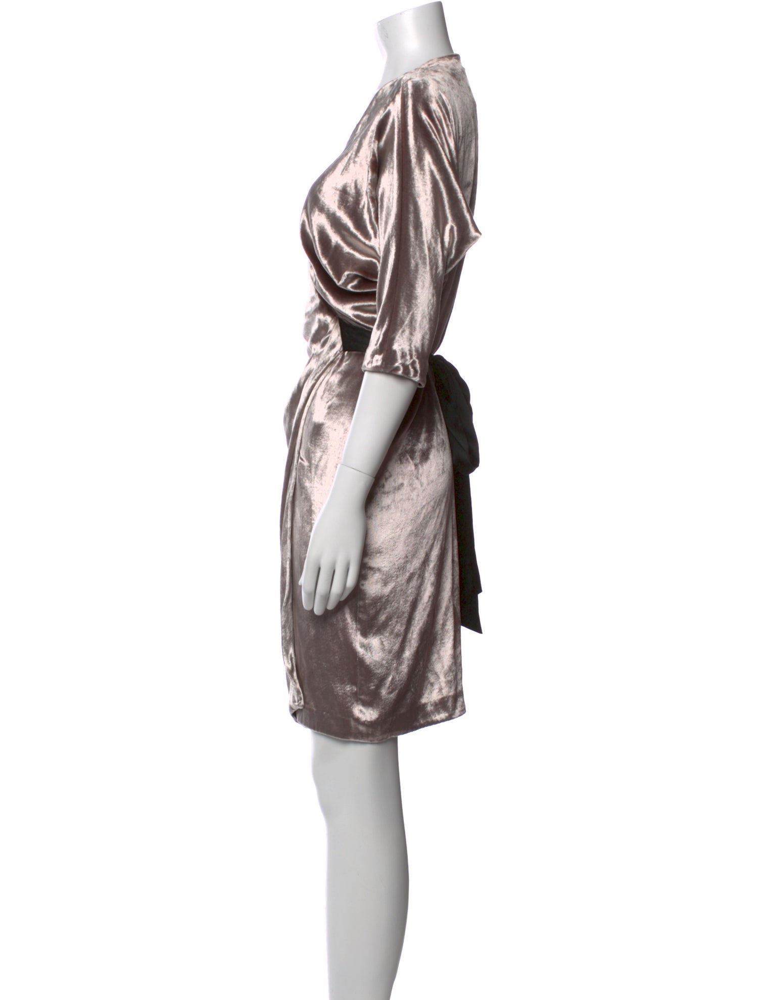 Diane von Furstenberg Cowl Neck Mini Dress