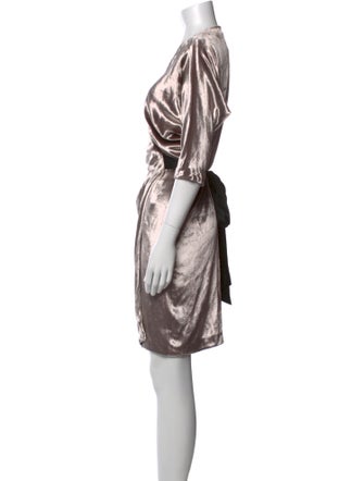 Diane von Furstenberg Cowl Neck Mini Dress