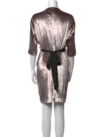 Diane von Furstenberg Cowl Neck Mini Dress