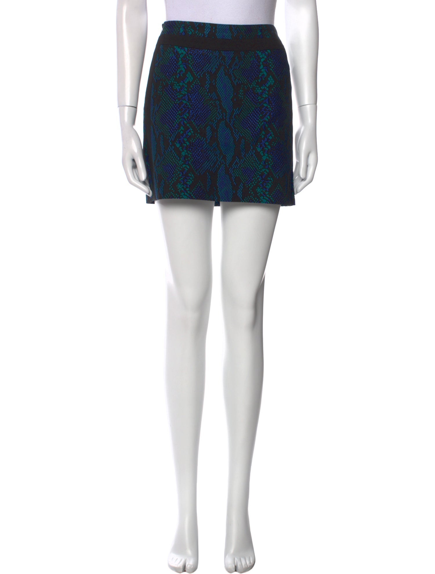 Diane von Furstenberg Animal Print Mini Skirt