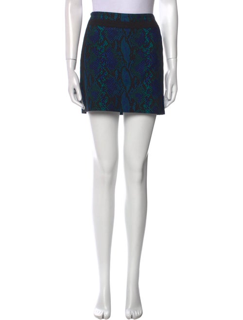 Diane von Furstenberg Animal Print Mini Skirt