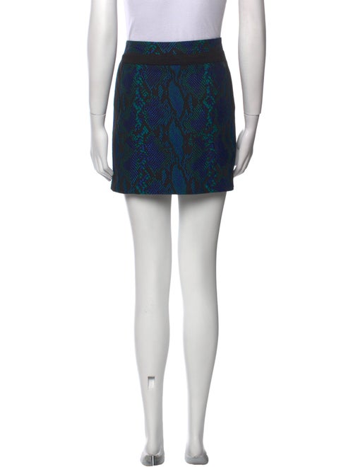 Diane von Furstenberg Animal Print Mini Skirt