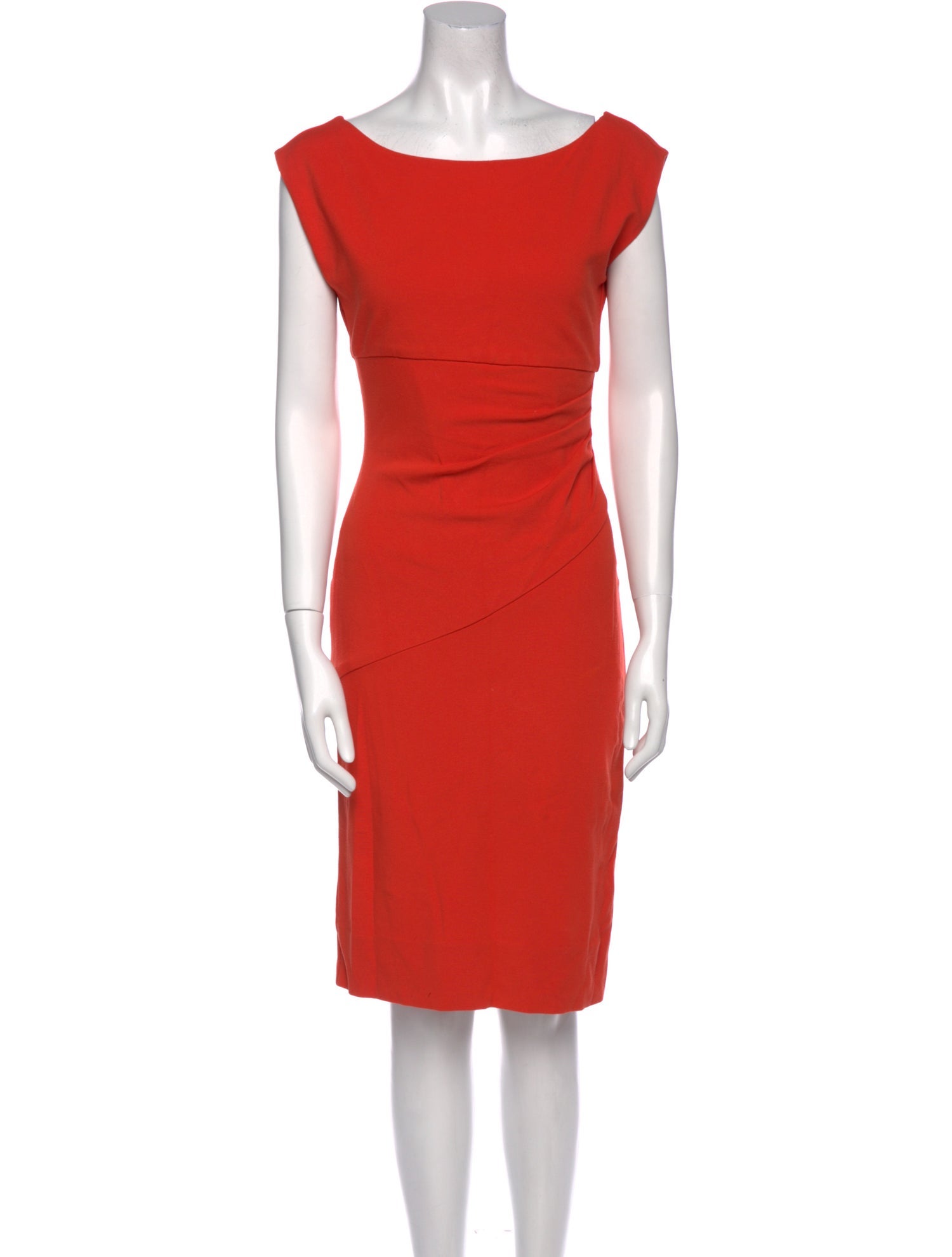 Diane von Furstenberg Bateau Neckline Knee-Length Dress