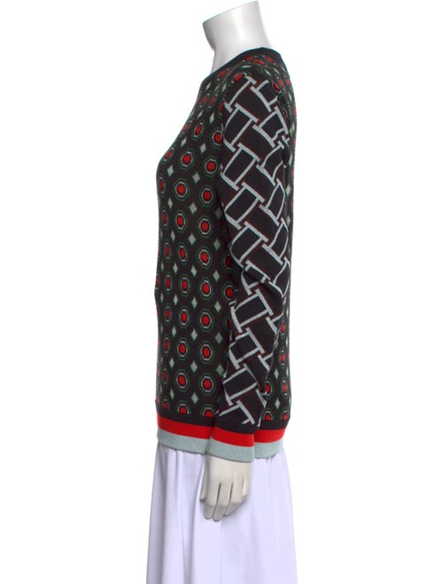Diane von Furstenberg Merino Wool Printed Sweater
